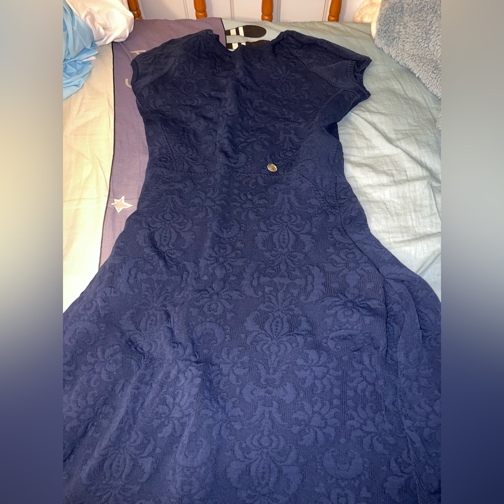 Chanel navy blue dress